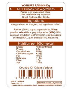 YOGHURT RAISINS SNACK (60G)