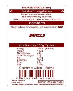 BROKEN BRAZILS 250G