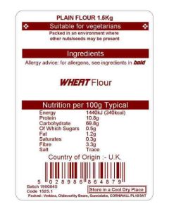 PLAIN FLOUR 1.5KG