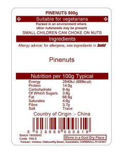 PINENUTS 500G