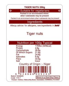 TIGER NUTS LARGE 250G