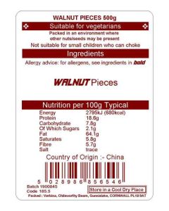 WALNUT PIECES 500G