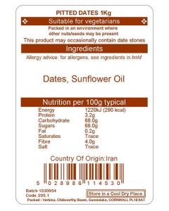DATES PITTED SELECT 1KG