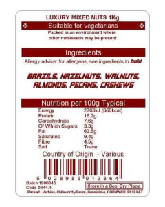 LUXURY MIXED NUTS KG