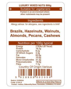 LUXURY MIXED NUTS 500G