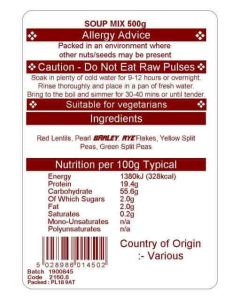 SOUP MIX 500G