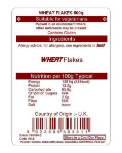 WHEAT FLAKES 500G