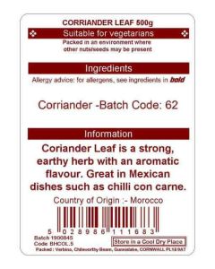 CORIANDER LEAF  500G