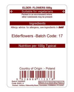 ELDERFLOWERS   500G