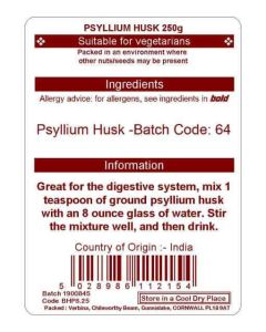PSYLLIUM HUSKS 250G