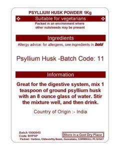 PSYLLIUM HUSKS POWDER KG