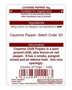 PEPPER CAYENNE KG