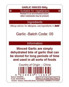 GARLIC MINCED 500G