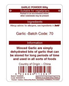GARLIC POWDER 500G