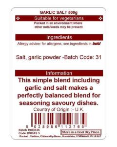 GARLIC SALT 500G