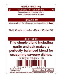 GARLIC SALT KG