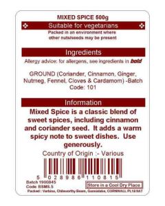 MIXED SPICE 500G