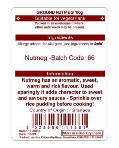 NUTMEG GROUND KG