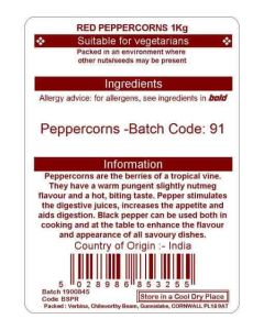 PEPPERCORNS RED KG