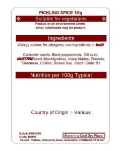 PICKLING SPICE KG