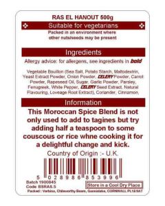 RAS-EL-HANOUT 500G