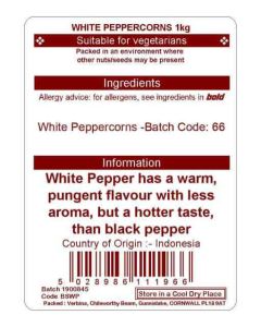 PEPPERCORNS WHITE KG