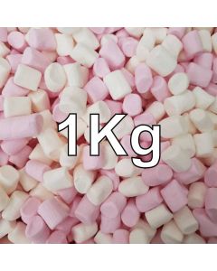 MINI MARSHMALLOWS PINK AND  WHITE 1KG