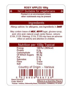 ROSY APPLES X 100G