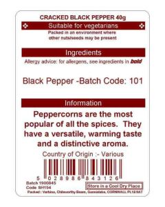 PEPPER CRACKED BLACK 40G