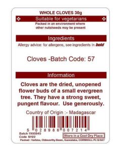 CLOVES WHOLE 30G