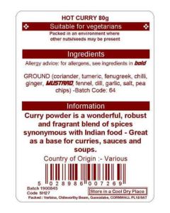 CURRY HOT 80G