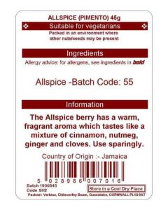 ALLSPICE GROUND (PIMENTO) 45G