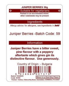 JUNIPER BERRIES 30G