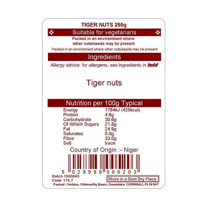 TIGER NUTS LARGE 250G