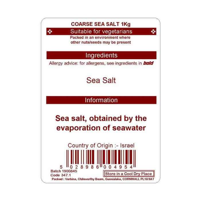 SALT SEA COARSE 1KG