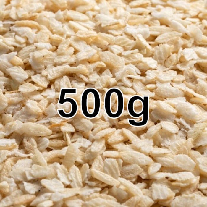 RICE FLAKES BROWN 500G