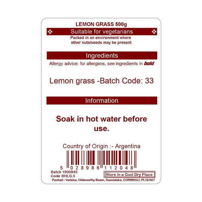 LEMON GRASS 500G