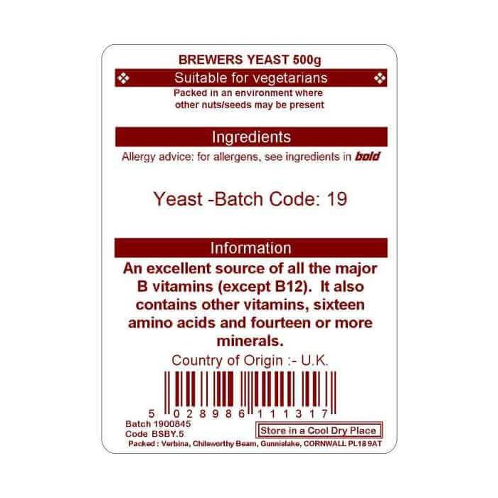 BREWERS YEAST   500G
