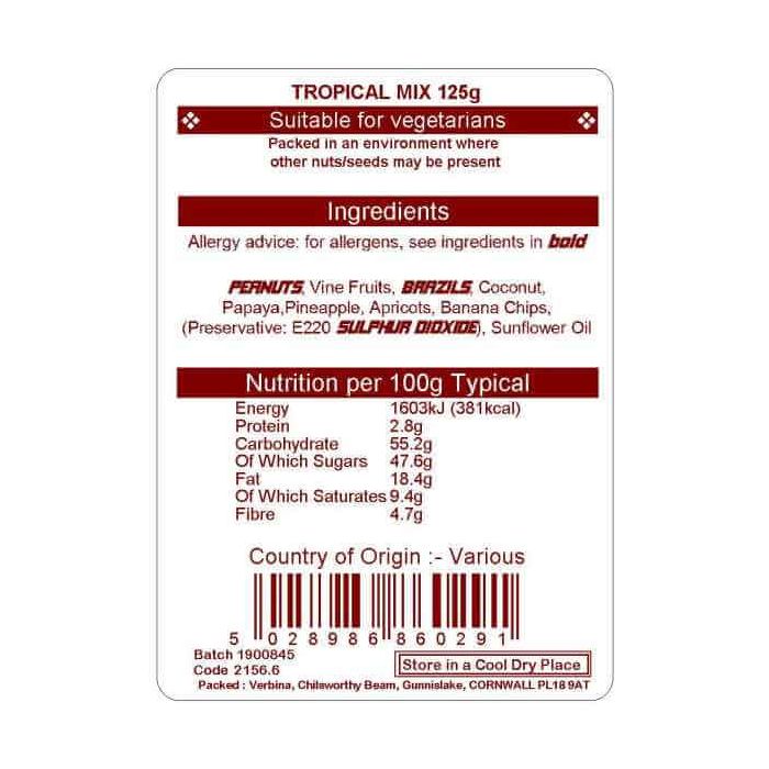 TROPICAL MIX 125G