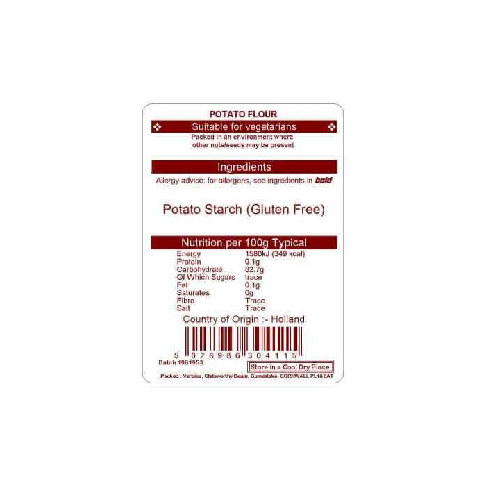 POTATO STARCH (FARINA) 25KG