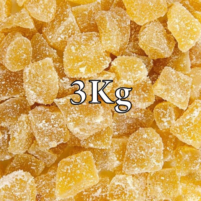 GINGER CRYSTALLISED ORG 3KG